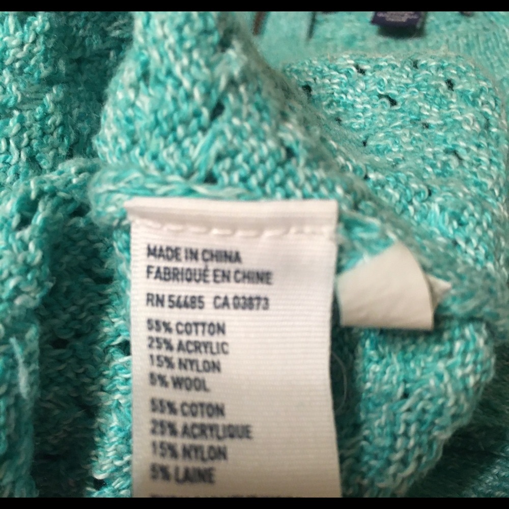 American eagle women’s sz small mint green sweater - Picture 5 of 5